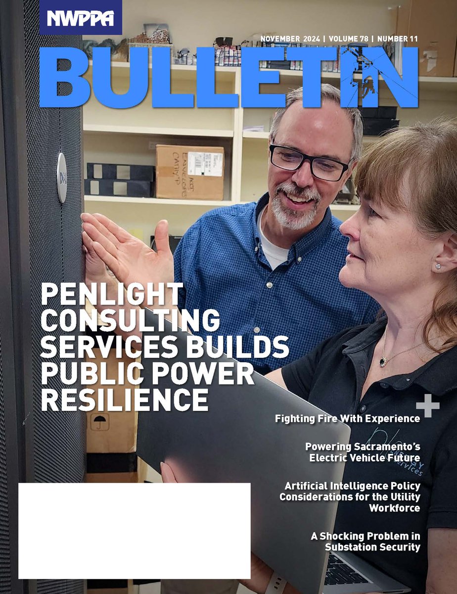 Check out the November Bulletin—available online now!

This month's cover story features Peninsula Light Company's IT and engineering consulting services that support other community-owned utilities in the region.