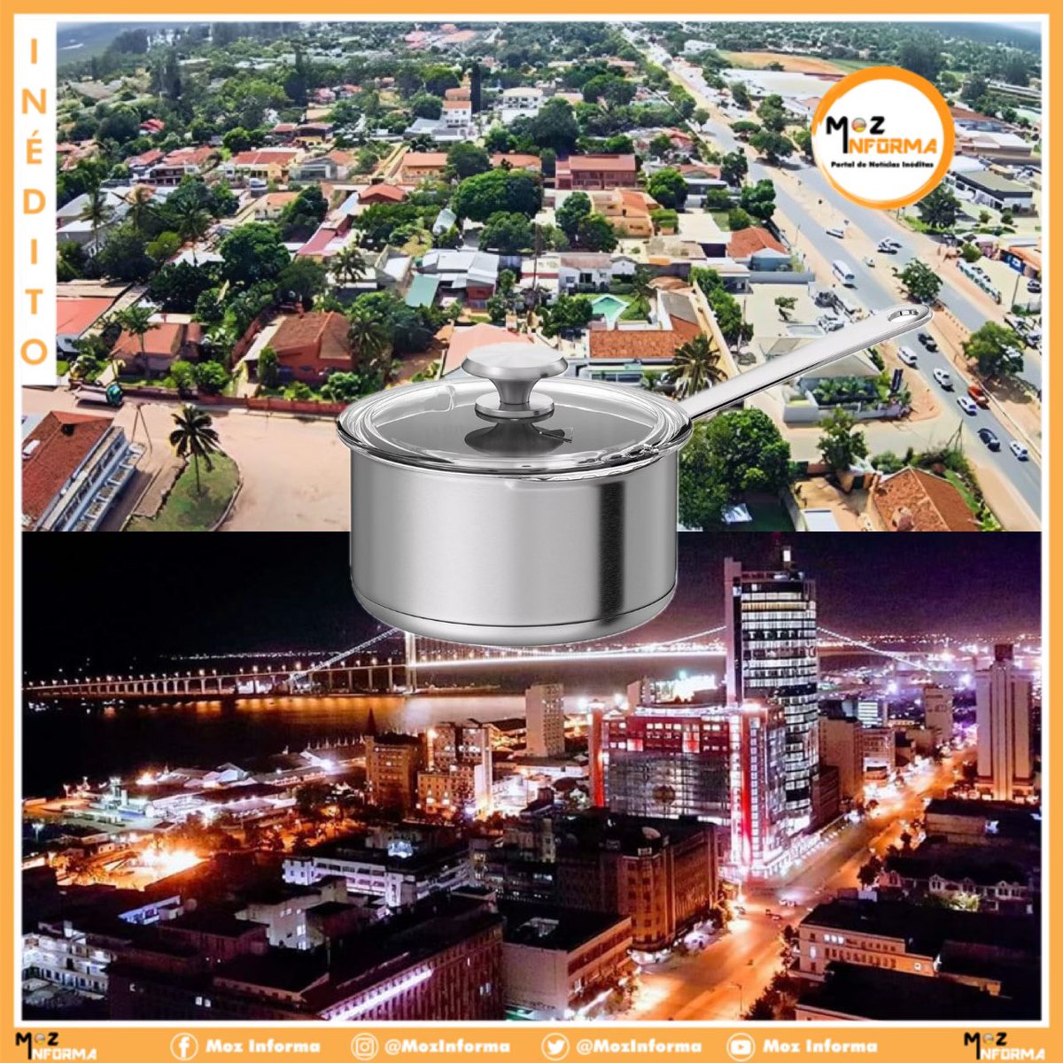 mozinforma's tweet photo. ‼️ Está acontecer neste momento algo histórico para história de Moçambique: O país está neste momento ao som de panelas, apitos, vuvuzelas e buzinas de carros, tal como recomendou Venâncio Mondlane. Até nos Bairros suburbanos ouvem-se sons de paneladas. Efeito dos 20% https://t.co/I6sHDARRf7