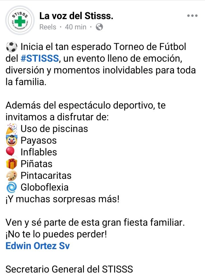 Maria_195010's tweet photo. @EdwinOrtezSv Aquí ayudando 
A darles las merecidas felicitaciones compañeros de @STISSS_ 
Por este evento.
@sindicalfuerza3 https://t.co/LddlmYyrJb
