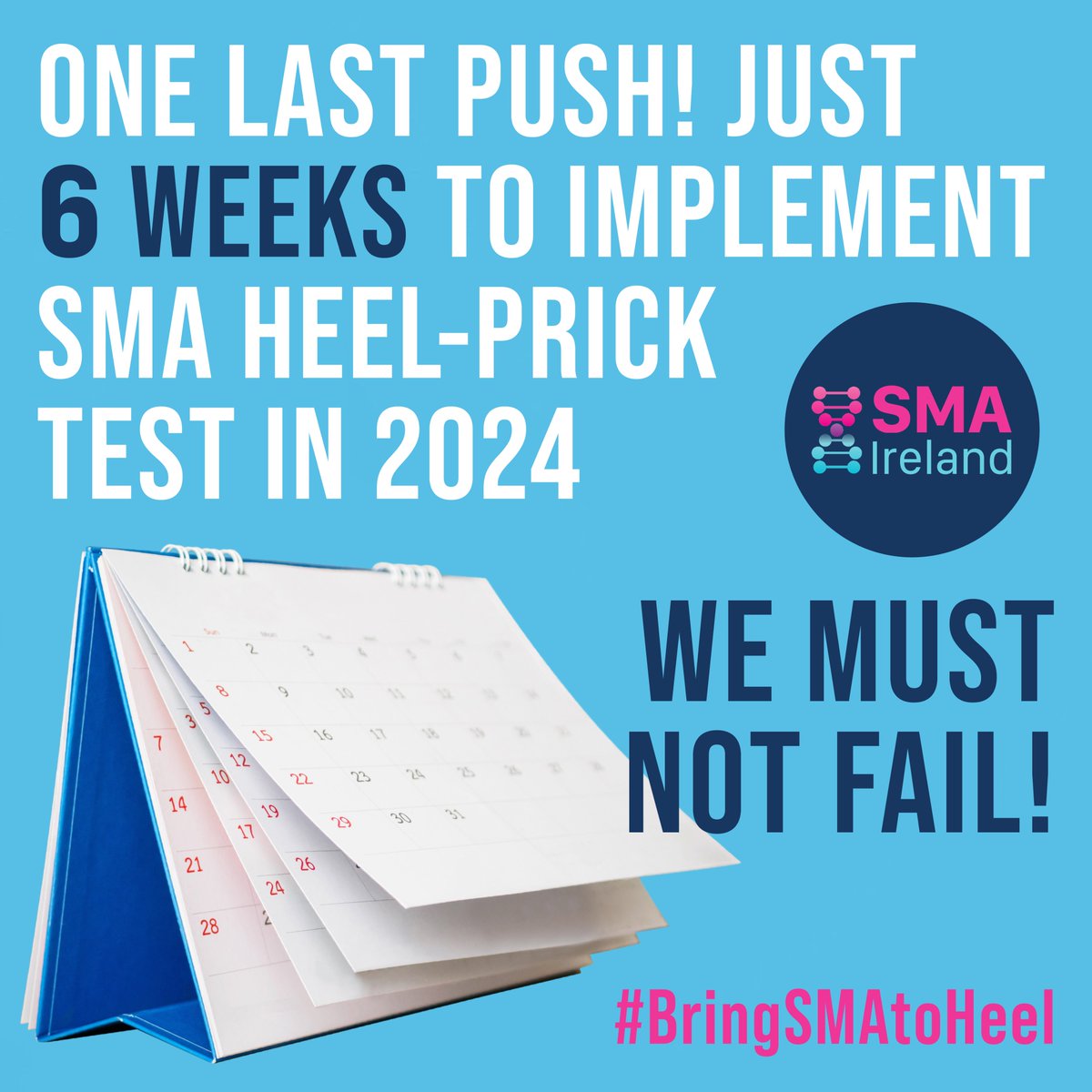 SMA Ireland (@smairelandcom) on Twitter photo Despite promises, SMA screening for newborns has not yet been implemented in Ireland. As we approach end of 2024, time is running out to fulfil this vital commitment. Swift action needed to ensure early detection & prevent devastating consequences for newborns and families. Despite promises, SMA screening for newborns has not yet been implemented in Ireland. As we approach end of 2024, time is running out to fulfil this vital commitment. Swift action needed to ensure early detection & prevent devastating consequences for newborns and families.