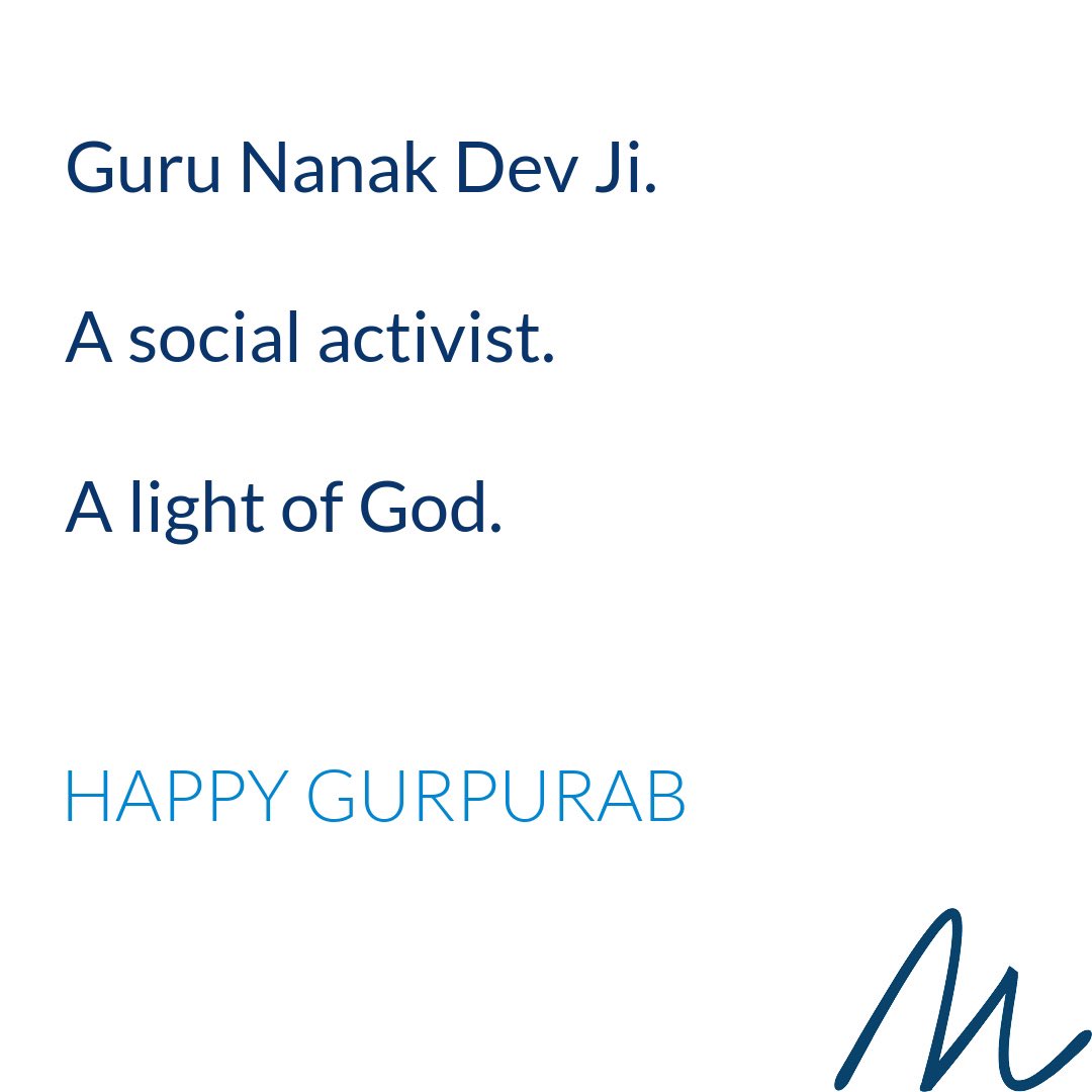 Happy Gurpurab to all. 

#nicetomanmeetyou