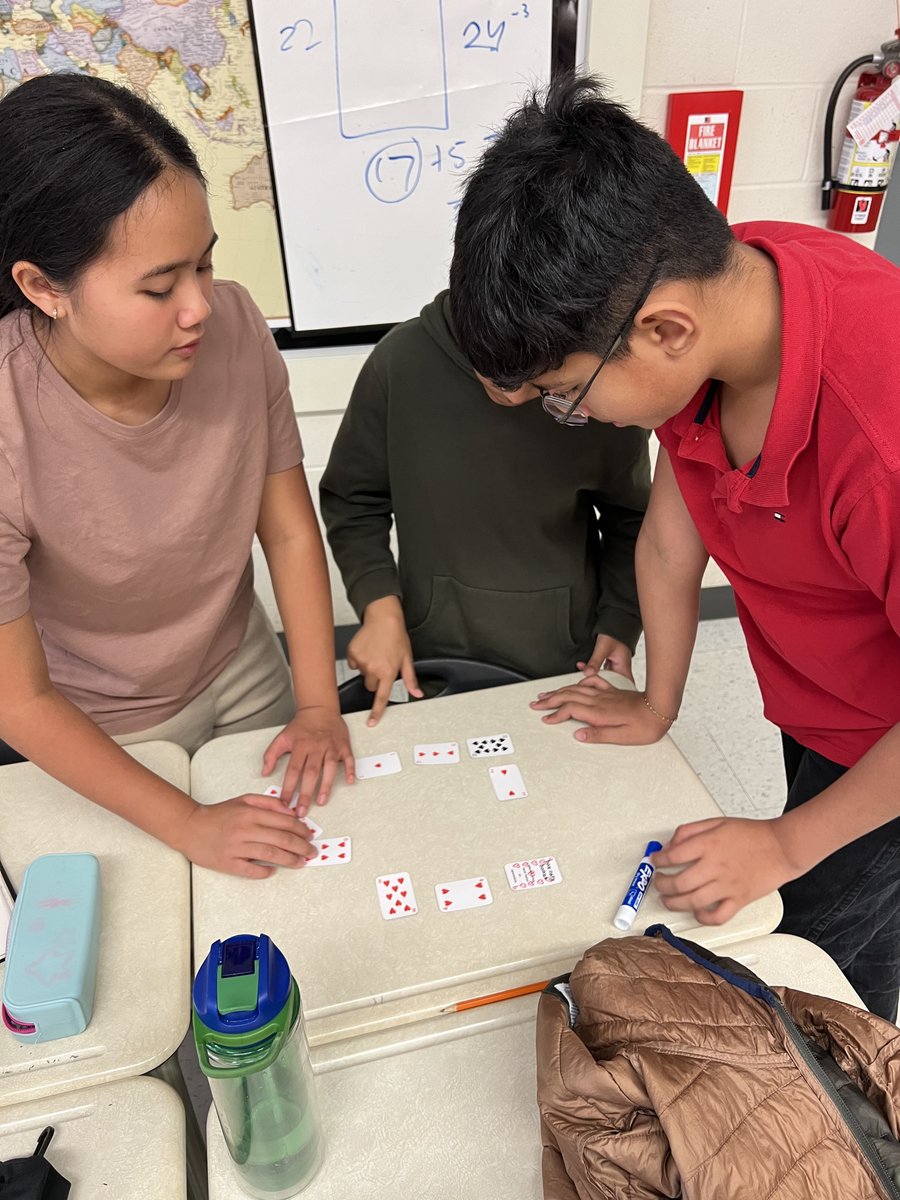Aman Mehta (@therealmrmehta) on Twitter photo Math magic in the making! 🃏 Watching my Grade 7s crack the code of this card arrangement problem. Many solutions, infinite possibilities… Can they find them all? <a href="/RBPSBobcats/">Roberta Bondar PS</a> Math magic in the making! 🃏 Watching my Grade 7s crack the code of this card arrangement problem. Many solutions, infinite possibilities… Can they find them all? <a href="/RBPSBobcats/">Roberta Bondar PS</a>