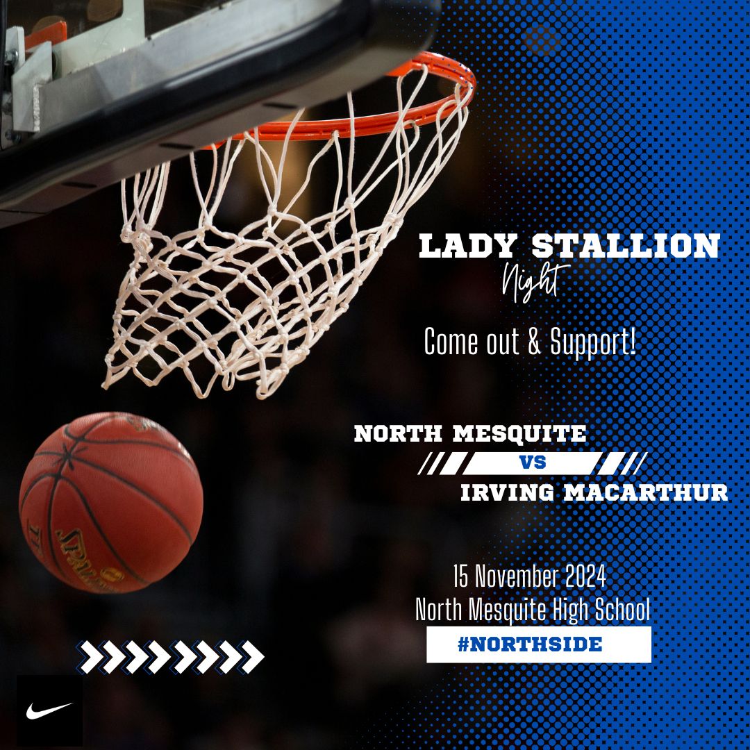 ladystallionbb's tweet photo. Come out and Support your Lady Stallions tonight!!!

Sub-Varsity 5:30 PM

Varsity 7 PM
@NorthMesquiteHS 
#NorthSidePride https://t.co/jYSPIIY3GF