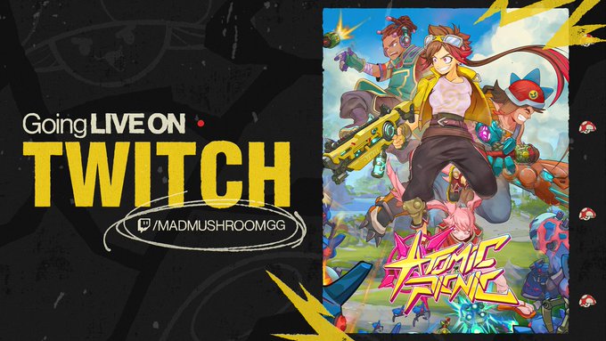 We’re switching gears to Atomic Picnic! 🥪

Hotfix #2 is out NOW, along with an exciting new roadmap for the game! Join us as we dive into the updates and answer any questions you might have!

🔗 Tune in: Twitch.tv/MadMushroomGG 🍄