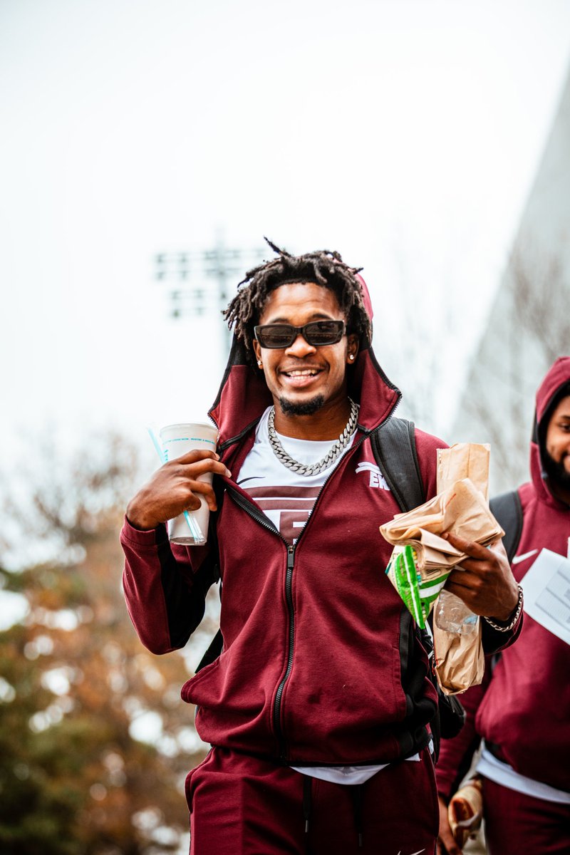 EKUFootball's tweet photo. Loaded up and headed south! 🚍 

#E2W | #MatterOfPride https://t.co/4SXs0Kz0Rl