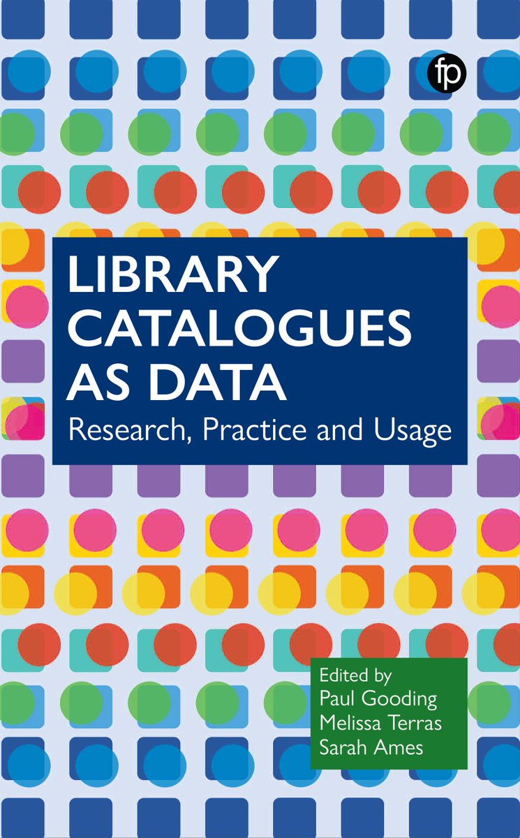 Lucy Havens, Ph.D. (she/her/hers) (@lucy_havens) on Twitter photo So cool to see the final cover I designed for this forthcoming book edited by Paul Gooding, <a href="/melissaterras/">melissa terras</a>, and <a href="/semames1/">Sarah Ames</a>, which is will be published in the spring of next year from <a href="/facetpublishing/">Facet Publishing</a> ! So cool to see the final cover I designed for this forthcoming book edited by Paul Gooding, <a href="/melissaterras/">melissa terras</a>, and <a href="/semames1/">Sarah Ames</a>, which is will be published in the spring of next year from <a href="/facetpublishing/">Facet Publishing</a> !