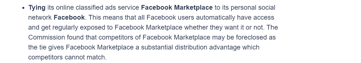 The EC's position is that these consumer benefits are actually "anticompetitive", and it harkens back to the dark days of antitrust when it was used as a tool to protect competitors and politically favored companies, instead of the modern consumers welfare instrument it is today