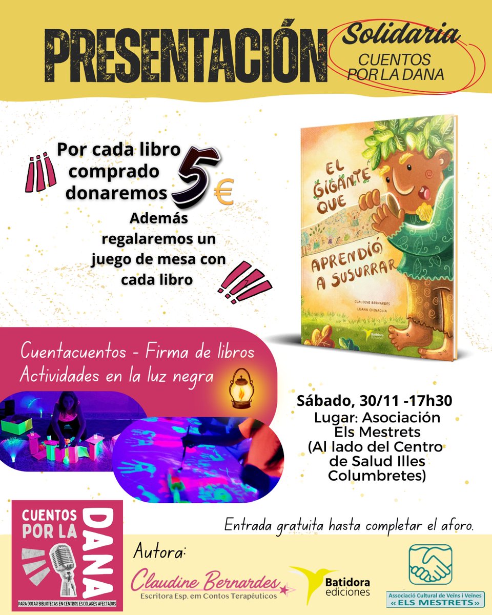 ENTRADA GRATUITA (hasta completar aforo / _ENTRADA GRATUÏTA (fins a completar aforament)    acvmestrets.blogspot.com/2024/11/presen…