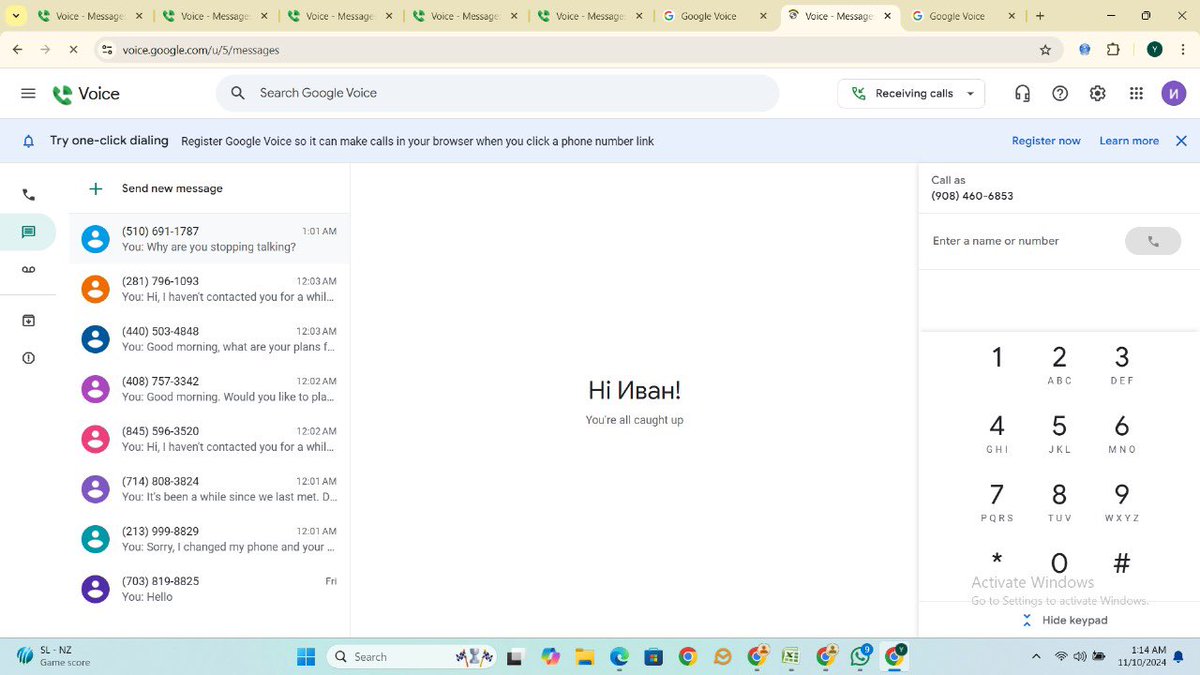 2014GVold's tweet photo. GOOGLE VOICE 101:
Let’s begin, shall we? 

NEEDS:
- Strong VPN 
- Fresh Gmail
- A US based number

PS: this is for educational purposes only. GV number are voIP numbers that can be used for surveys, sms verifications and connect with friends and relatives outside the region.
#Googlevoice 
#Sideline
#Index
#Facebook
#TextNow
 #Textfree
Telegram:::: joyroy5697