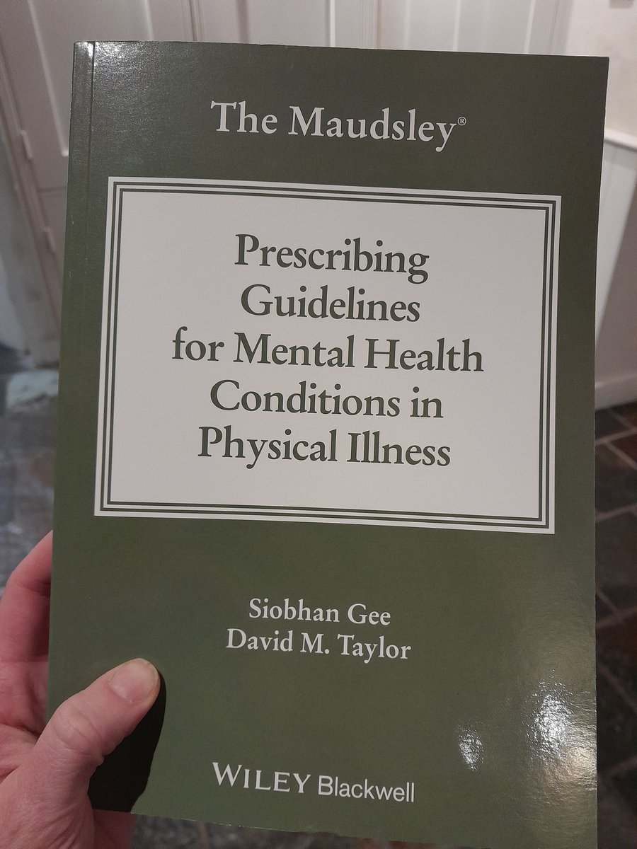 SiobhanGee's tweet image. Look what just arrived! This is the culmination of years of managing psychopharmacology in physical illness, and learning from incredible clinicians on both sides of the mental/physical divide. Thank you to everyone who contributed and encouraged me along the way!