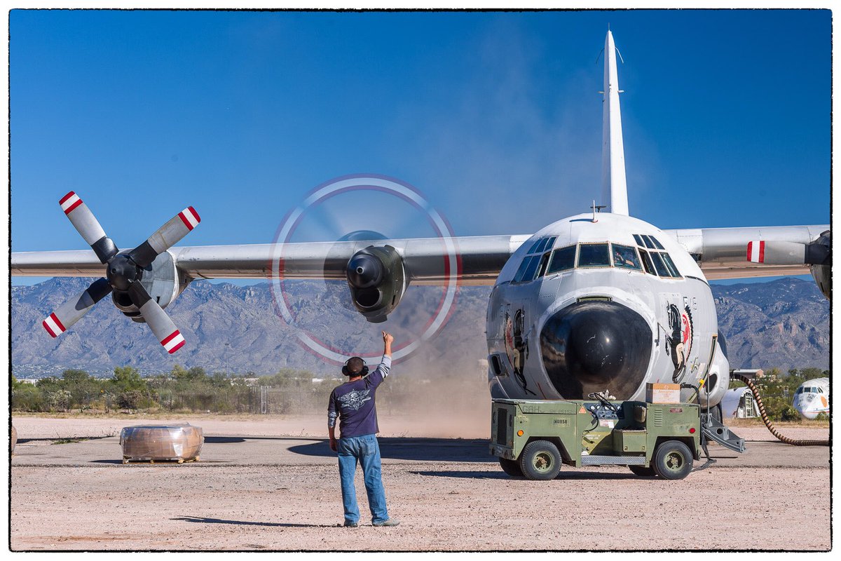 Boneyardsafari's tweet image. We look back at TACAMO Herc EC-130Q 161531 when she cam back to life in November 2014, before her departure from Tucson. #tacamo #ec130q #c130 #herclegacy #vq3 #vq4 #flynavy #aviationsafari #aviationpreservation #boneyardsafari #aviationadventures