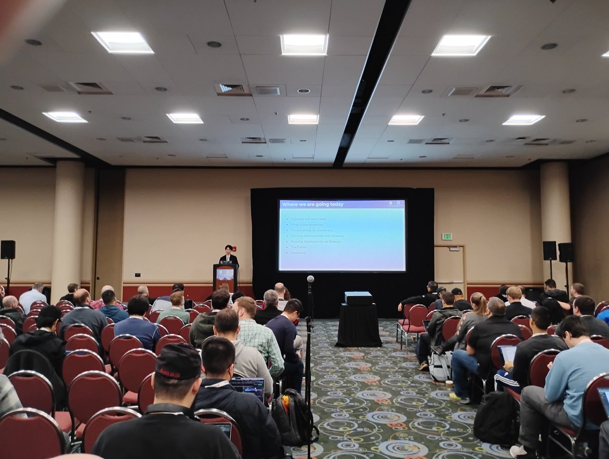 bcamerongain's tweet image. Yes, #Wasm can make sense on Kubernetes, replacing containers in some instances. @Microsoft&apos;s  Jiaxiao Zhou detailed how that works during his @KubeCon_ talk &quot;Running WebAssembly (Wasm) Workloads Side-by-Side with Container Workloads.&quot; @thenewstack @fermyontech  #webassembly