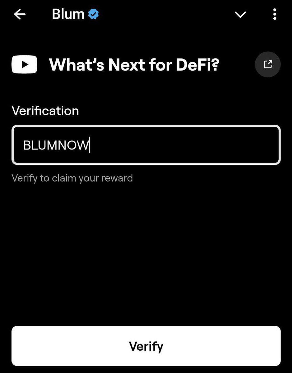 arafattech10's tweet photo. Blum New code...
What's next for defi...👉 Answer 👉 BLUMNOW https://t.co/p0CEvb4LrO