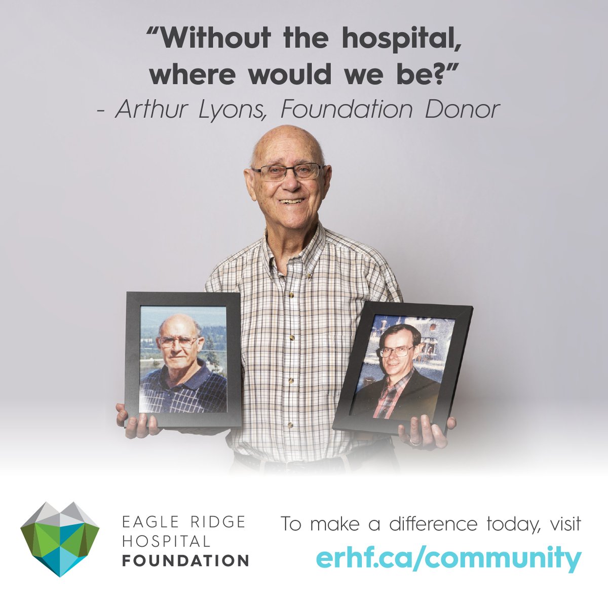 We’re in a health care crisis – demand for services at #ERH has surged up to 46% in some programs. With your help, #ERHF can continue supporting the hospital. Donate today at erhf.ca/community, and the Johansen Family will match your gift, up to $20,000!