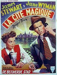 philippe_rouyer's tweet photo. À 0h55 sur France 3, #PatrickBrion présente au #Cinémademinuit «La Cité magique» (1947). William A. Wellman y délaisse le western et le film de guerre pour une comédie douce amère qui évoque Capra. Dont il reprend le scénariste (Robert Riskin) et un comédien fétiche James Stewart https://t.co/n06wgKfHVy