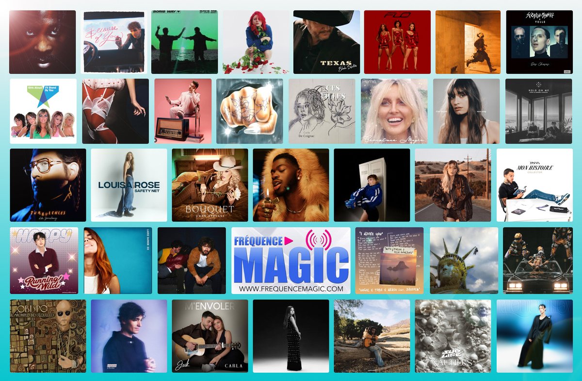 MagicFrequence's tweet photo. Entrées en playlist FREQUENCE MAGIC:
#LouisaRose #ScratchMassive #Valentina #CarlaDeCoignac #LuluGainsbourg #Yoa #Andeol #Jeck #LaurieDarmon #JulienLieb #Jin #Yanns #Lauv #Louane #Soprano #LilNasX #ClaraLuciani...
LIVE: https://t.co/NH54scLlW8
#FrequenceMagic #FM
#Radio #10ans https://t.co/Gv09snGqEu