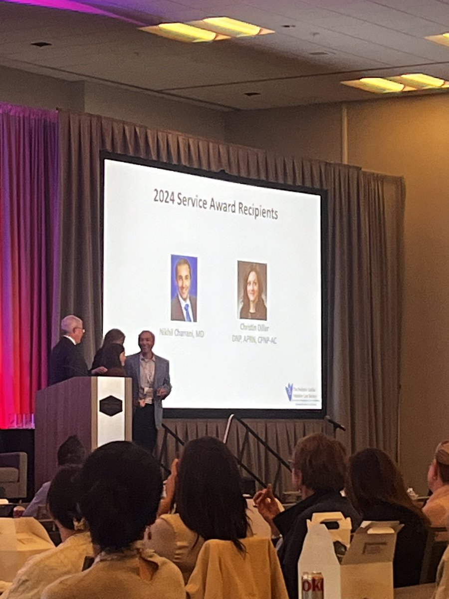 Congratulations to Christin Diller and Nikhil Chanani on their 2024 PCICS service award #pcics24