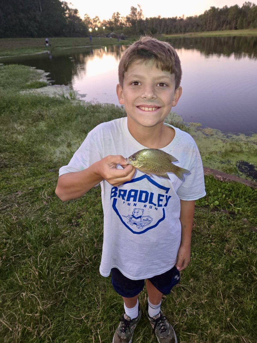 The fish were biting this evening! I lost count how many were caught, but at least a dozen. Great job <a href="/BradleyCISD/">Bradley Elementary, Conroe ISD</a> Fishing Club! <a href="/cisdmoves/">CISD-PEHealth</a>