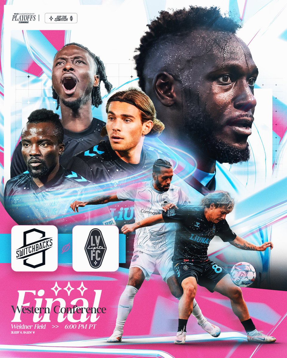 lvlightsfc's tweet photo. Western Conference Final Showdown ⚡️

🆚 @switchbacksfc
🏟 Weidner Field
🕢 6:00pm PT
📝 Preview: https://t.co/a9gIshSHtM

#COSvLV | #USLPlayoffs https://t.co/grY4GpAPn4