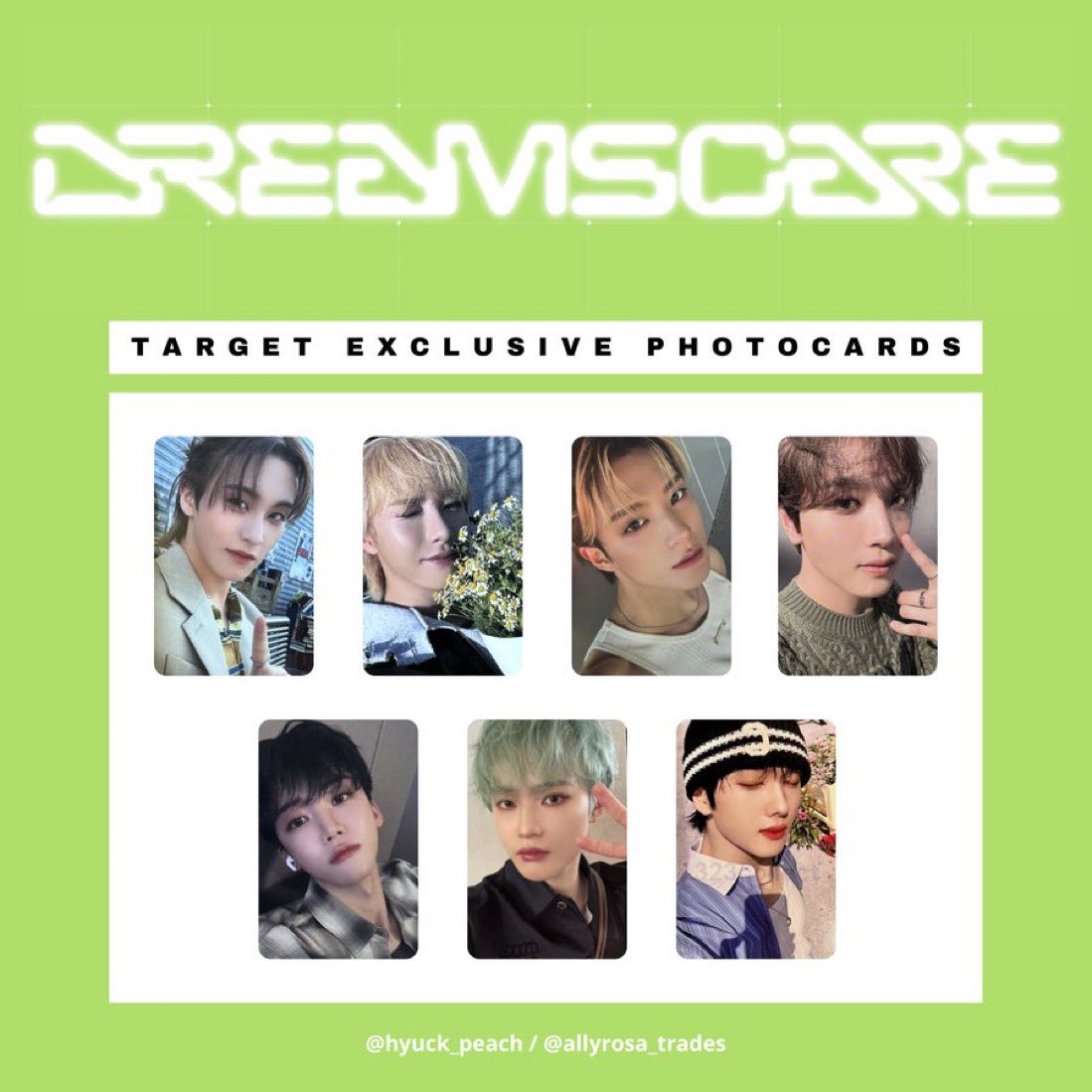 NCT DREAM チソン　dream scape target トレカ nct dream dreamscape target exclusive photocards!! 🤭🤭🤭 anyone