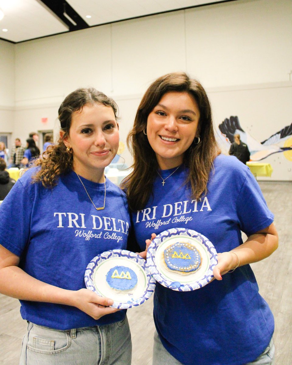 woffordcollege's tweet photo. Pouring syrup and spreading hope! 🥞
The sisters of Tri Delta hosted their annual Delta House of Pancakes. All proceeds went to St. Jude Children’s Hospital to support childhood cancer education, awareness, treatments and the search for a cure. #tridelta #woffordcollege https://t.co/89ZwCD1L4H