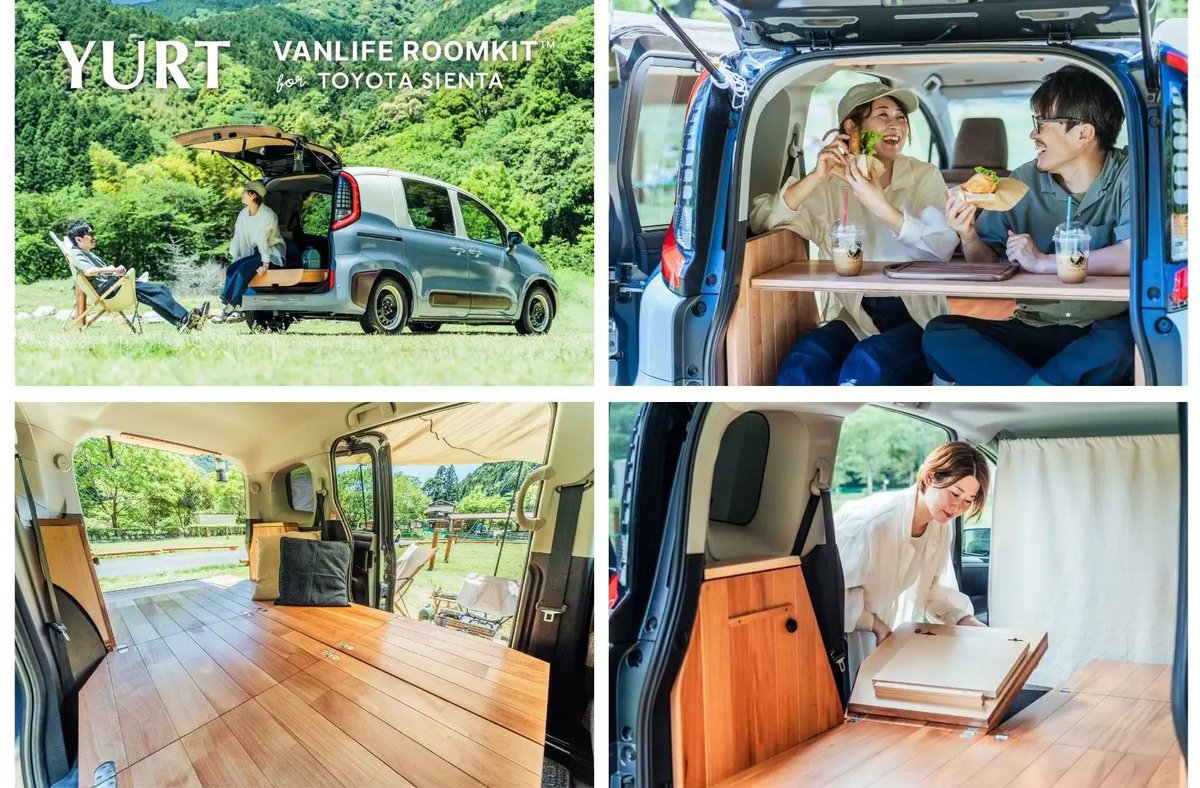 baocampblog's tweet image. 車中泊関連商品を扱うYURTさんより、納品3ヵ月待ち、2024年5月発売からわずか5ヶ月で20台完売した車中泊キット「VANLIFE ROOMKIT」が2024年11月16日-17日に開催される「FIELDSTYLE EXPO 2024」にて体験できます！
他の車種もどんどん作って欲しい…！
#yurt #車中泊
yurt-trip.jp