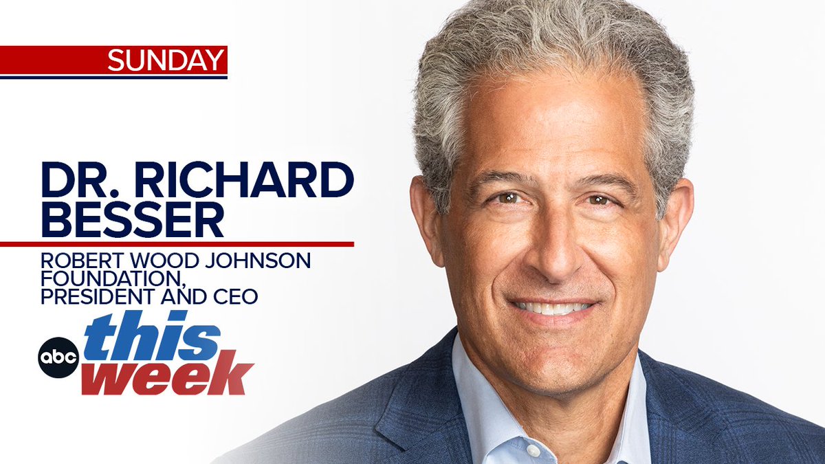 SUNDAY: <a href="/MarthaRaddatz/">Martha Raddatz</a> speaks with former CDC Director <a href="/DrRichBesser/">Rich Besser</a> following President-elect Donald Trump’s decision to nominate vaccine skeptic Robert F. Kennedy Jr. as his Health and Human Services secretary. <a href="/ThisWeekABC/">This Week</a> abcnews.link/7oadik6