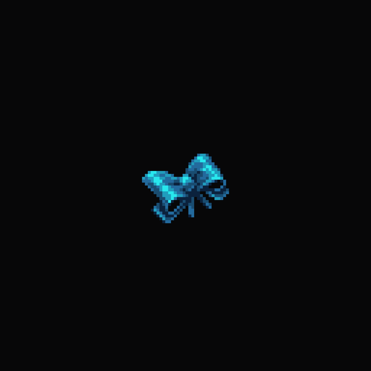PixelArtJourney's tweet photo. Bow for the weekly challenge 💙 #pixelart #WeeklyPixelJourney https://t.co/2kJ2wLHKnO