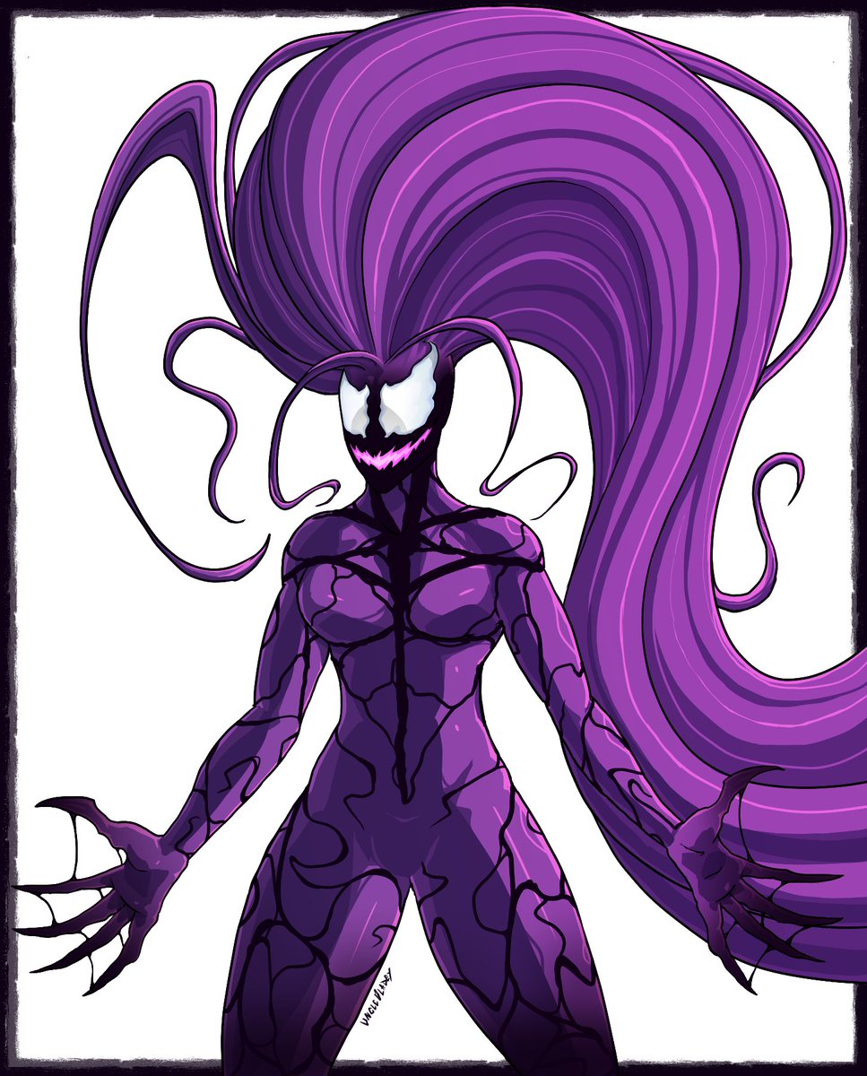 Agony commission for <a href="/PR1SM4T1CR41N/">Raineth</a>

Only lost hold of my sanity briefly working on the goo hair nbd nbd