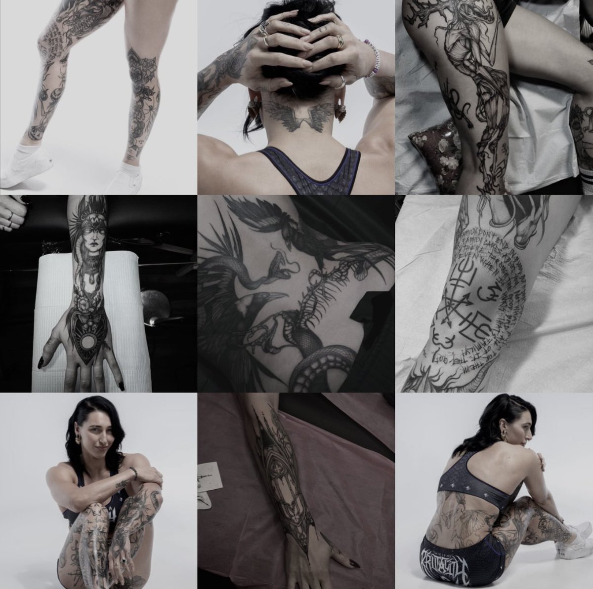 riplicity's tweet photo. her tattoos ❦ https://t.co/JKecJiOl6y