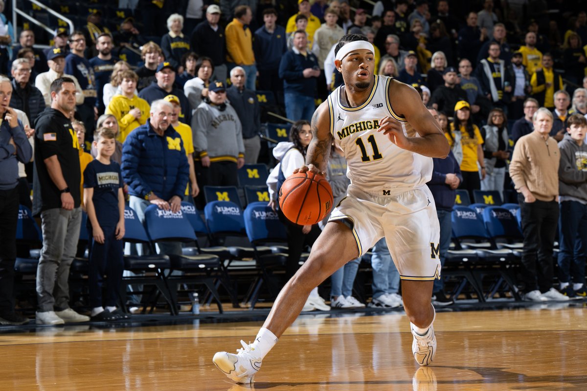 umichbball's tweet photo. 11:43 2nd | Media TO

U-M has shot 7-for-11 since the start of the second half. Since the 15:48 mark, Michigan has shot 4-for-5 from the field. 

U-M leads, 53-43.

#GoBlue https://t.co/TICmUSqz9x