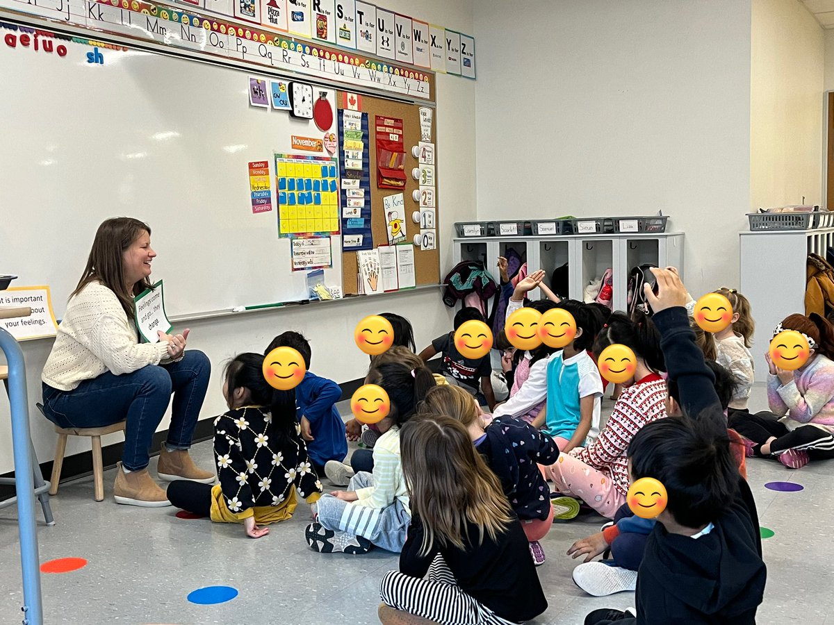 It’s important to notice how we feel and identify the emotions we are experiencing. Today, we listened to the song and discussed our feelings with Ms. Cobb @westbedfordPP_6. 🥰#naming our feelings