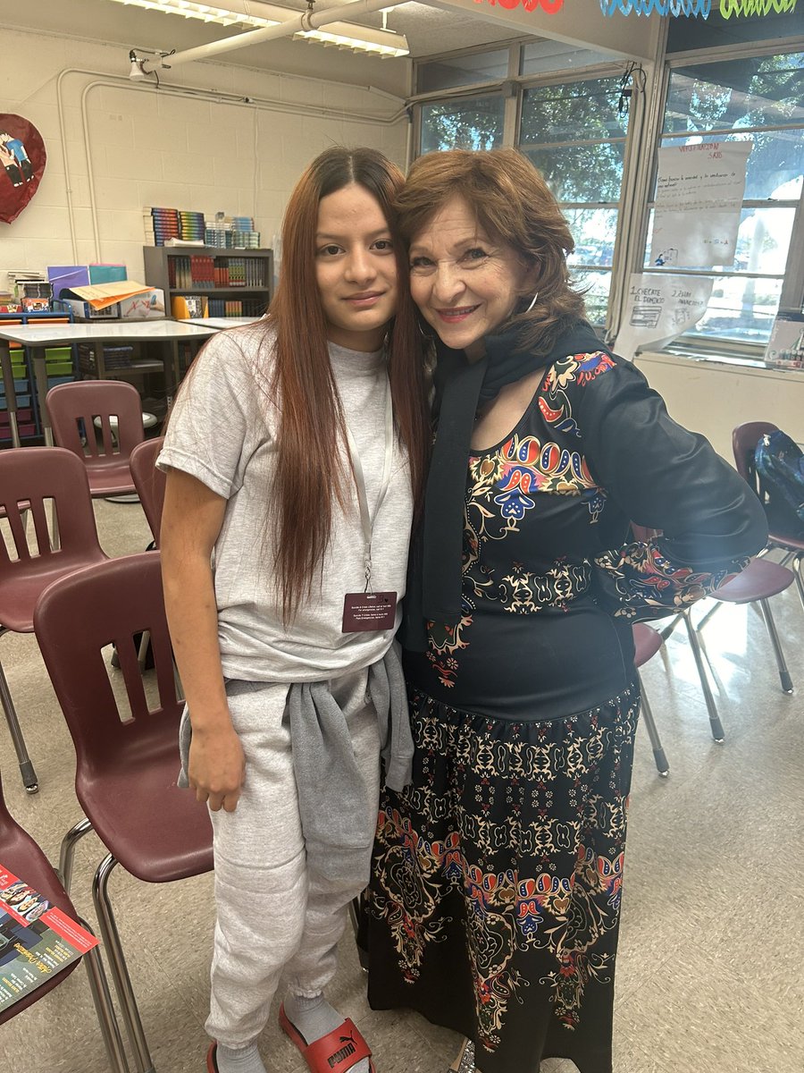 Thank you for your visit to LHS, Dr. Carmen Tafolla. Your inspiring message and story have inspired young minds today!  We will continue to cherish and reflect on all the verses of your book, “Warrior Girl” - “Guerrera”. #LockedOnExcellence #UnlockingPotential #GritandGanas