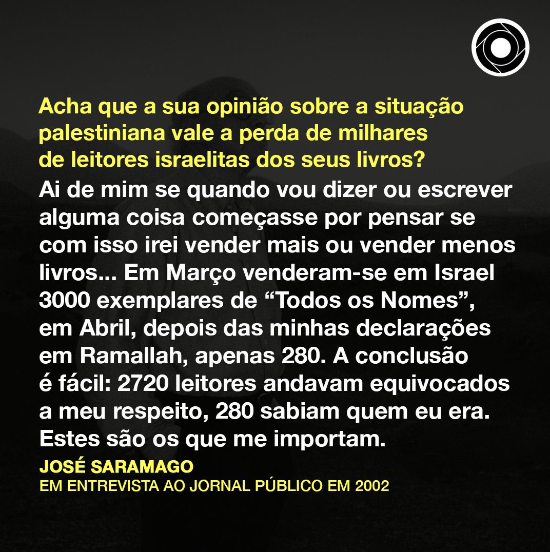 Faz hoje 102 que nasceu José Saramago ❤️ 1/2