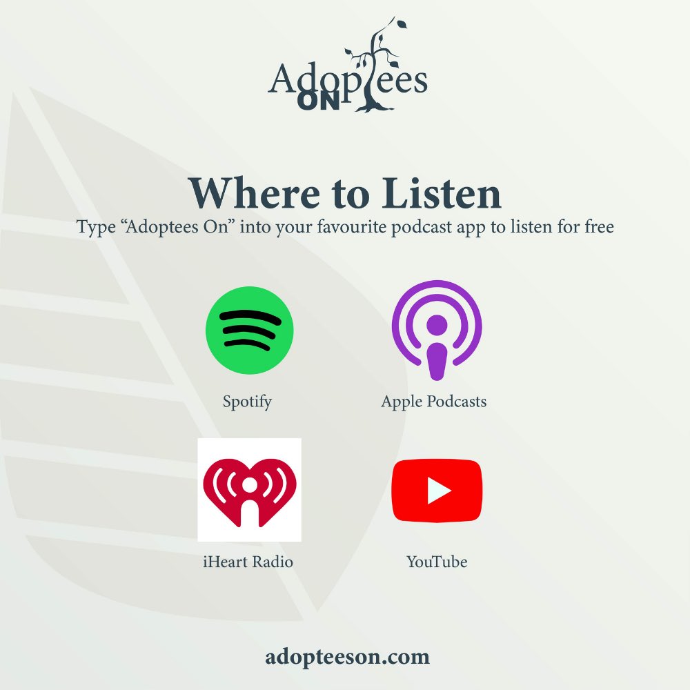 Adoptees On Podcast. Please check it out and support Haley Radke’s phenomenal work.