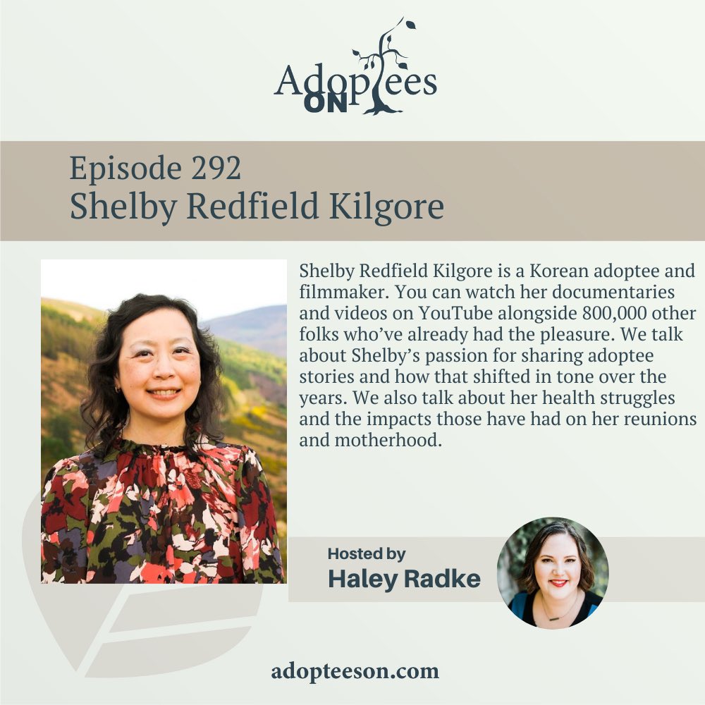 KilgoreRedfield's tweet photo. Adoptees On Podcast. Please check it out and support Haley Radke’s phenomenal work. https://t.co/5fmQFyPJBW