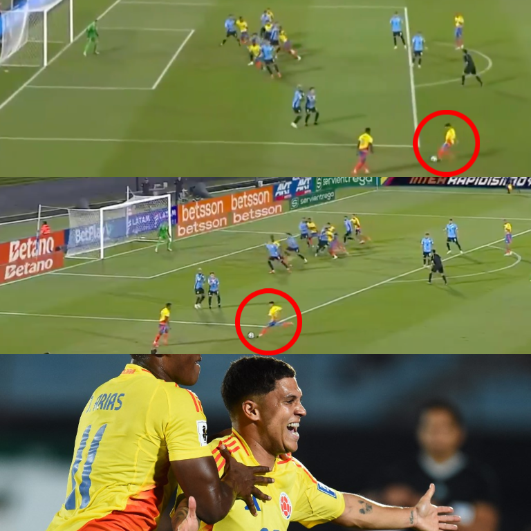 InvictosSomos's tweet photo. La zurda divina del Cerebrito colombiano. La majestuosa pegada de Juan Fernando Quintero. Un talento especial. POR SIEMPRE DISTINTO.