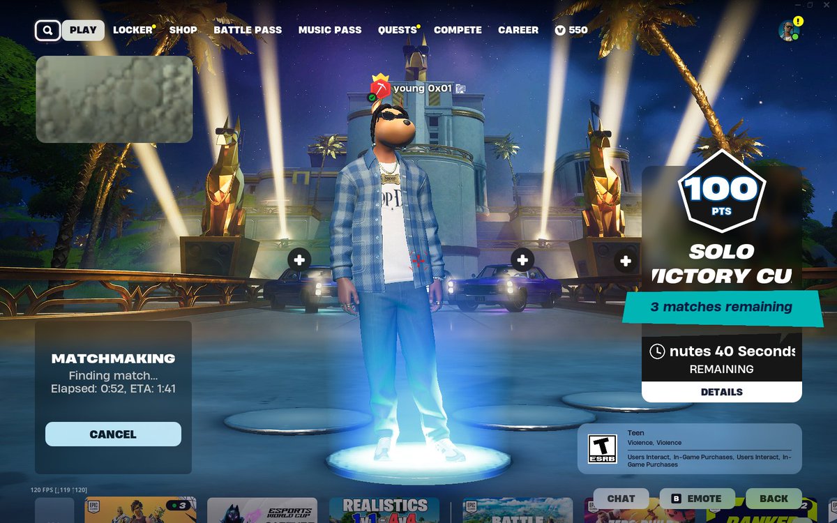 +100$ Solo Cash Cup BR (160 ping)
<a href="/youngcruzfn/">cruz</a> <a href="/YoungClanFN/">YOUNGCLAN</a>