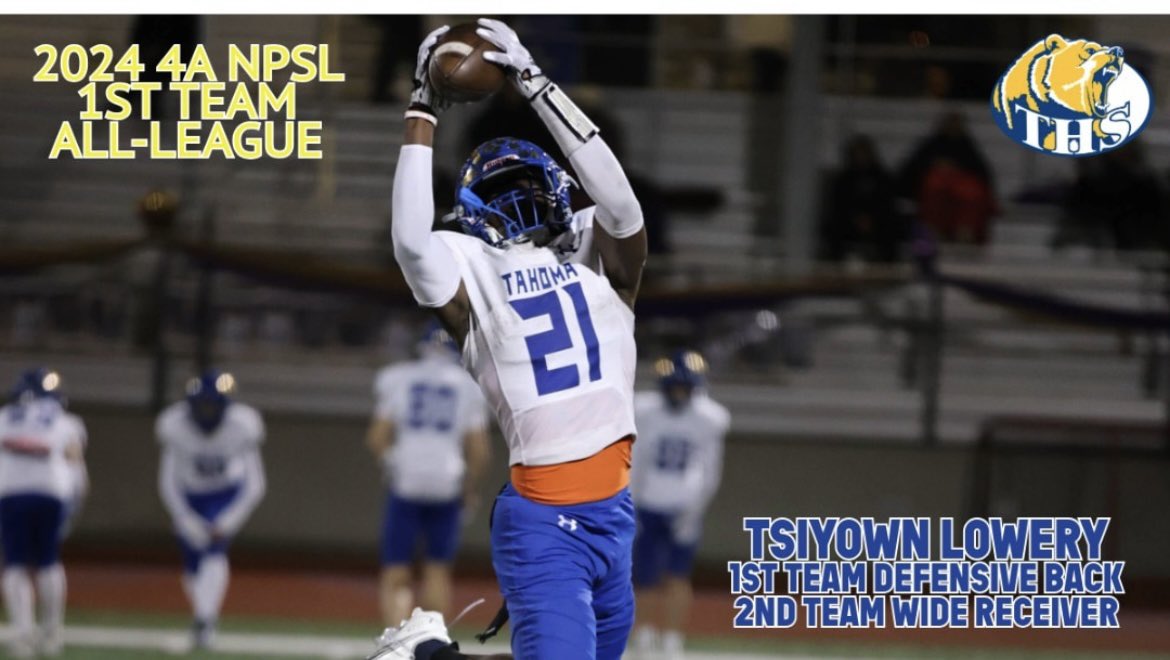 Tsiyown lowery (@tsiyown5) on Twitter photo Grateful to be named 1st team All league DB! <a href="/BeaverFootball/">Oregon State Football</a> <a href="/Coach_Chance/">Rod Chance</a> <a href="/CoachTFord/">Thomas Ford Jr</a> <a href="/MontanaGrizFB/">Montana Griz Football</a> <a href="/BrandonHuffman/">Brandon Huffman</a> <a href="/tahomafootball/">Tahoma Football</a> <a href="/CWUFB/">CWU Football</a> <a href="/WestbrookCoach/">Coach Westbrook</a> <a href="/TFordFSP/">Tracy Ford</a> Grateful to be named 1st team All league DB! <a href="/BeaverFootball/">Oregon State Football</a> <a href="/Coach_Chance/">Rod Chance</a> <a href="/CoachTFord/">Thomas Ford Jr</a> <a href="/MontanaGrizFB/">Montana Griz Football</a> <a href="/BrandonHuffman/">Brandon Huffman</a> <a href="/tahomafootball/">Tahoma Football</a> <a href="/CWUFB/">CWU Football</a> <a href="/WestbrookCoach/">Coach Westbrook</a> <a href="/TFordFSP/">Tracy Ford</a>