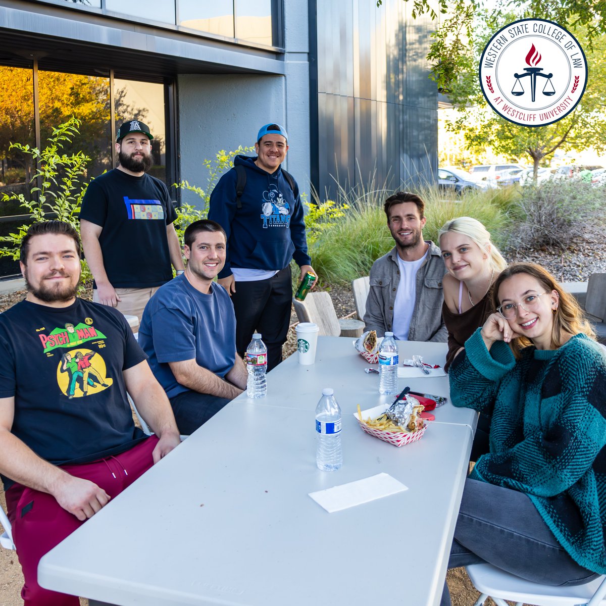 WesternStateLaw's tweet photo. Last week, #WesternStateLaw students enjoyed delicious Greek food from Kalamaki Greek LA! It was a fun time filled with great food. Here are some of our favorite memories!

#WesternStateProud #LawSchoolLife #FutureLawyer https://t.co/2gkLC7wvZI