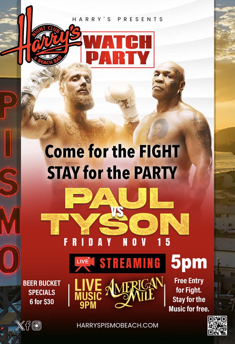 HarrysPismo's tweet photo. Harry's Night Club &amp; Beach Bar: Harry's Entertainment Lineup November 13-17, 2024 https://t.co/qWwusYCTHC https://t.co/DfCJQ6alVH