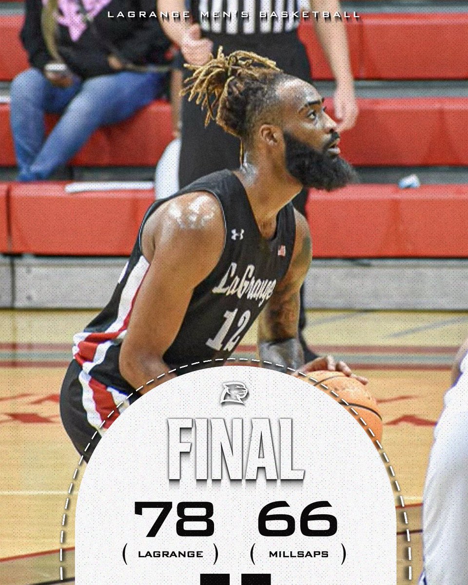 LaGrangeMBB's tweet photo. 𝐅𝐢𝐧𝐚𝐥 𝐟𝐫𝐨𝐦 𝐌𝐨𝐧𝐭𝐠𝐨𝐦���𝐫𝐲!

High scoring second half pushes us to our first W of the season! Back at it tomorrow to take on Welch College!

#DayOne https://t.co/CfNykM2Al4
