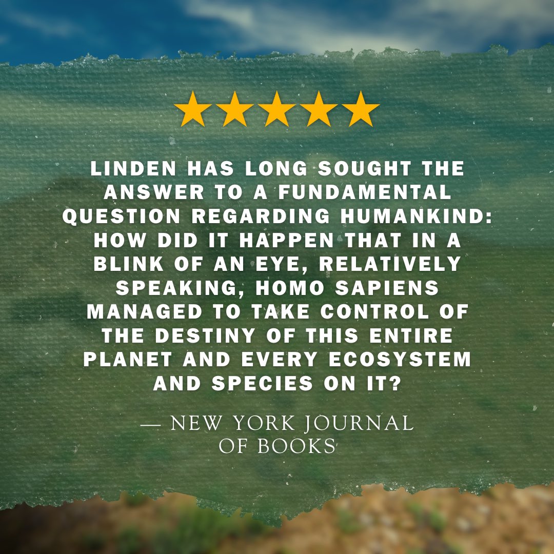 Thank you, @NYJournalofBook!
“The ideas Eugene Linden works with are compelling, and they have sharp relevance to today’s real-life headlines.”

'Deep Past' is available now.
bit.ly/4eEOHbf
#BookReview #mustread