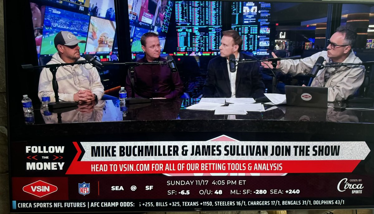 JD_Sully's tweet photo. Great talking all things @SurvivorSweat with @MitchMossRadio and @paulyhoward on @VSiNLive.  #CircaSurvivor https://t.co/xolTf8jTif