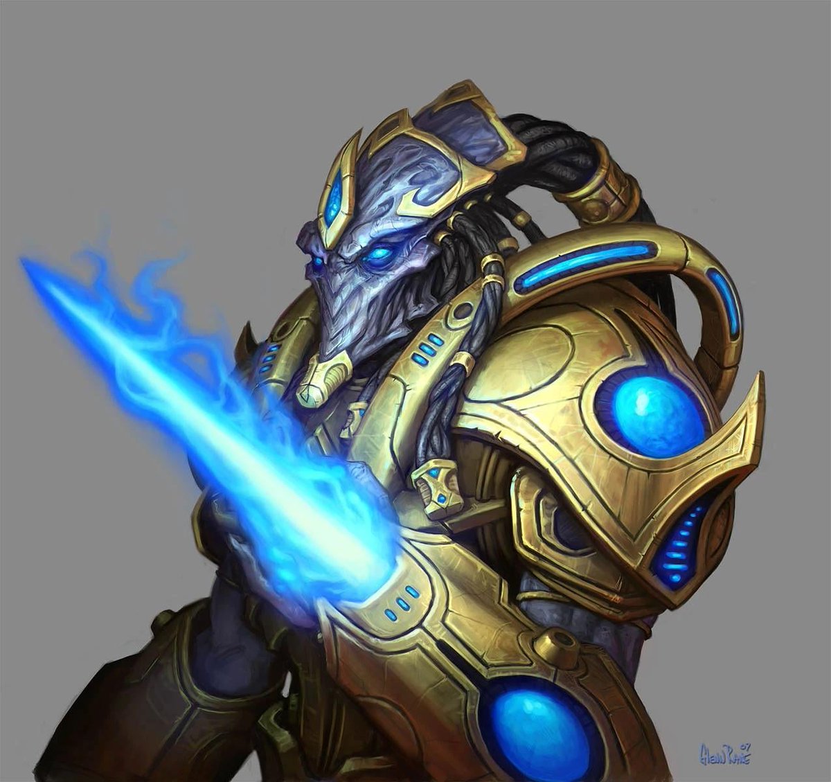 VonArkail's tweet photo. @PoruKima Only that he'd look badass with energy claws From StarCraft in that armor? https://t.co/0TUf63KKdg