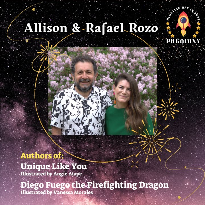 PB Galaxy (@pbgalaxy25) on Twitter photo Introducing PB Galaxy crew members Allison and Rafael Rozo! <a href="/allison_rozo/">Allison Rozo</a> <a href="/rrozot/">Rafael Rozo</a>
The duo has two upcoming picture books in 2025! πβ¨ππ
DIEGO FUEGO THE FIREFIGHTING DRAGON from <a href="/WorkshopBooks/">Penguin Workshop</a> with illustrations by Vanessa Morales <a href="/phonemova/">Vanessa M| Golfo de MEXICOπ(semi hiatus)</a> releasing July 22nd and... Introducing PB Galaxy crew members Allison and Rafael Rozo! <a href="/allison_rozo/">Allison Rozo</a> <a href="/rrozot/">Rafael Rozo</a>
The duo has two upcoming picture books in 2025! πβ¨ππ
DIEGO FUEGO THE FIREFIGHTING DRAGON from <a href="/WorkshopBooks/">Penguin Workshop</a> with illustrations by Vanessa Morales <a href="/phonemova/">Vanessa M| Golfo de MEXICOπ(semi hiatus)</a> releasing July 22nd and...