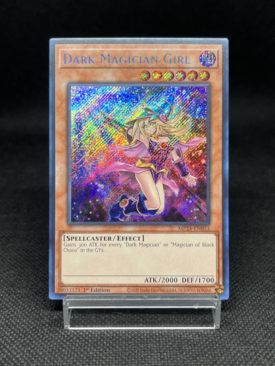 DARK MAGICIAN GIRL》 MP24-EN053 Incorrect foil error 現地で発見