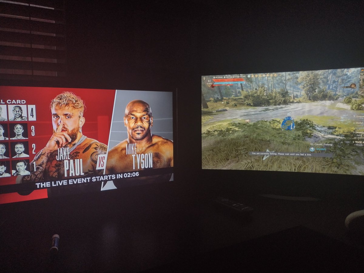 Weekend starts off. Wouldn't have it any other way. #blackdesertonline #miketysonvsjakepaul