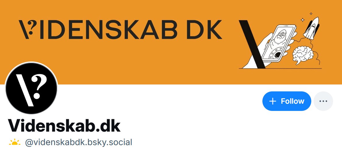 videnskabdk's tweet image. Hvis du foretrækker andre sociale platforme, men stadig vil have dit daglige videnskabelige fix, så kan du også finde os på BlueSky (@videnskabdk).
Vi har desuden profiler på Mastodon, Facebook, Instagram, LinkedIn og YouTube.🤗