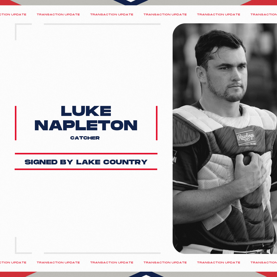 American Association (@aa_baseball) on Twitter photo November 14 Transaction: <a href="/DockHounds/">Lake Country DockHounds</a> signed C Luke Napleton (<a href="/lukenapes15/">Luke Napleton</a>).
The @louisvillebsb alum made his professional debut with Lake Country in 2024.
baseball.pointstreak.com/player.html?pl… November 14 Transaction: <a href="/DockHounds/">Lake Country DockHounds</a> signed C Luke Napleton (<a href="/lukenapes15/">Luke Napleton</a>).
The @louisvillebsb alum made his professional debut with Lake Country in 2024.
baseball.pointstreak.com/player.html?pl…